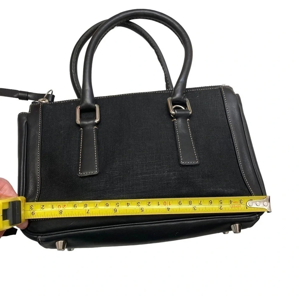 Coach RARE vintage fabric and leather 9436 mini bag with crossbody strap